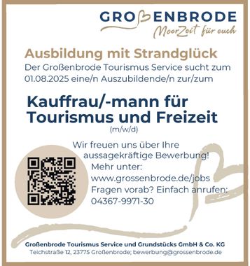 Stellenanzeige Ausbildung 2025
