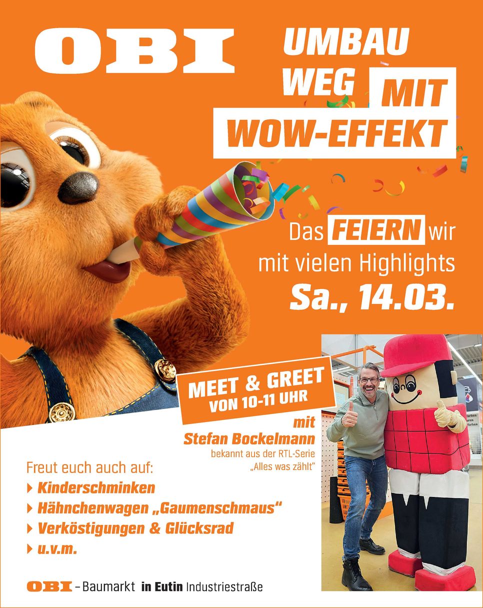 Printanzeige OBI Wigger