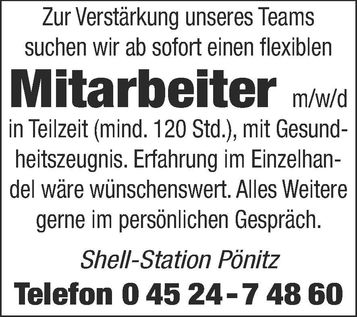 Mitarbeiter gesucht