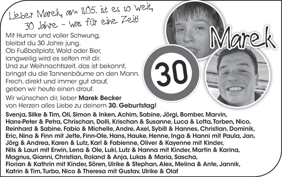 Marek, 30 Jahre