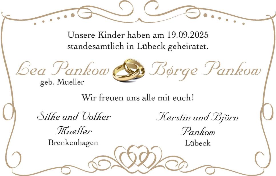 Hochzeit Lea und Børge