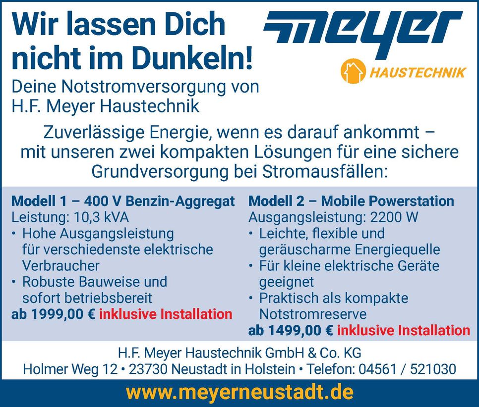 Störungsdienst / Notstrom