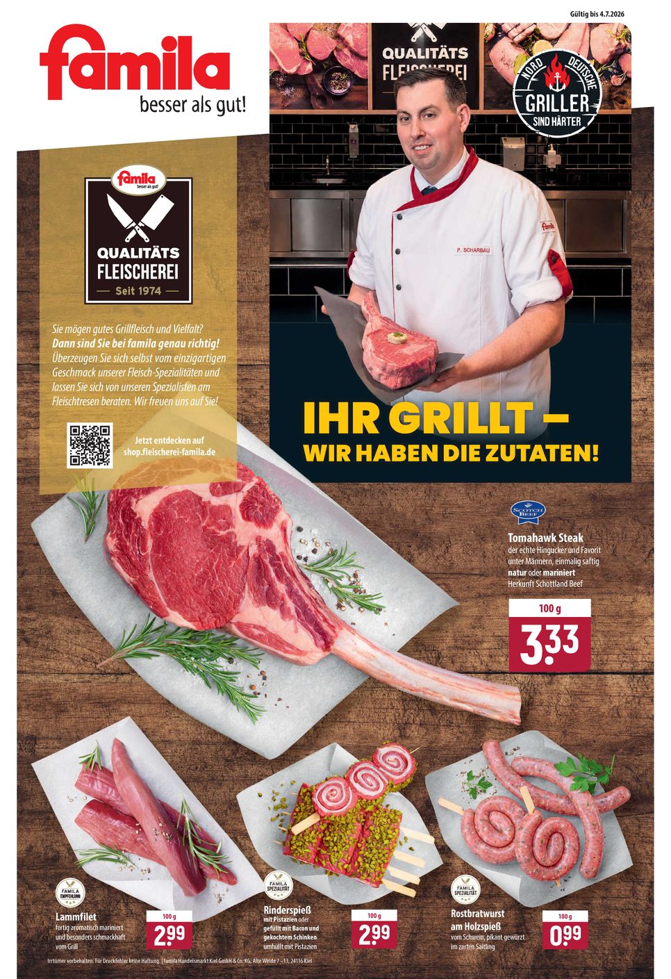 Anzeige famila Neustadt