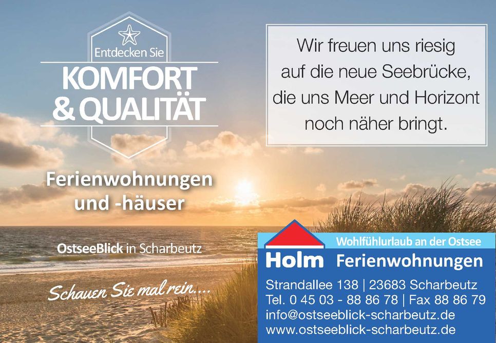Eröffnung Seebrücke Scharbeutz