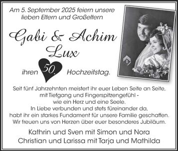 50. Hochzeitstag