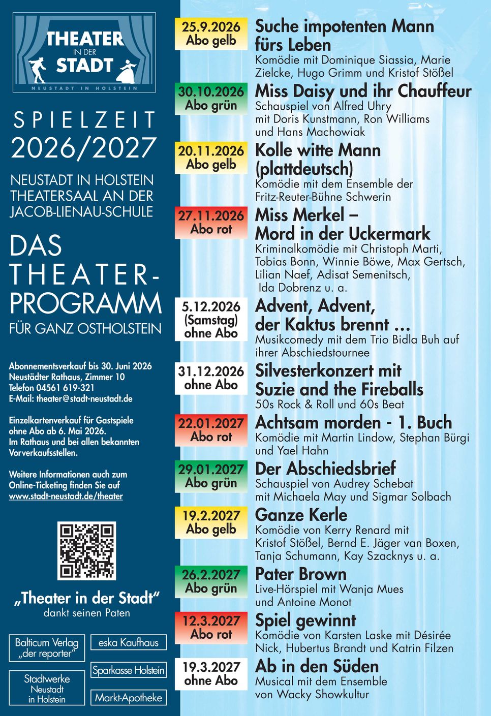 Theater in der Stadt Spielzeit 2024/25