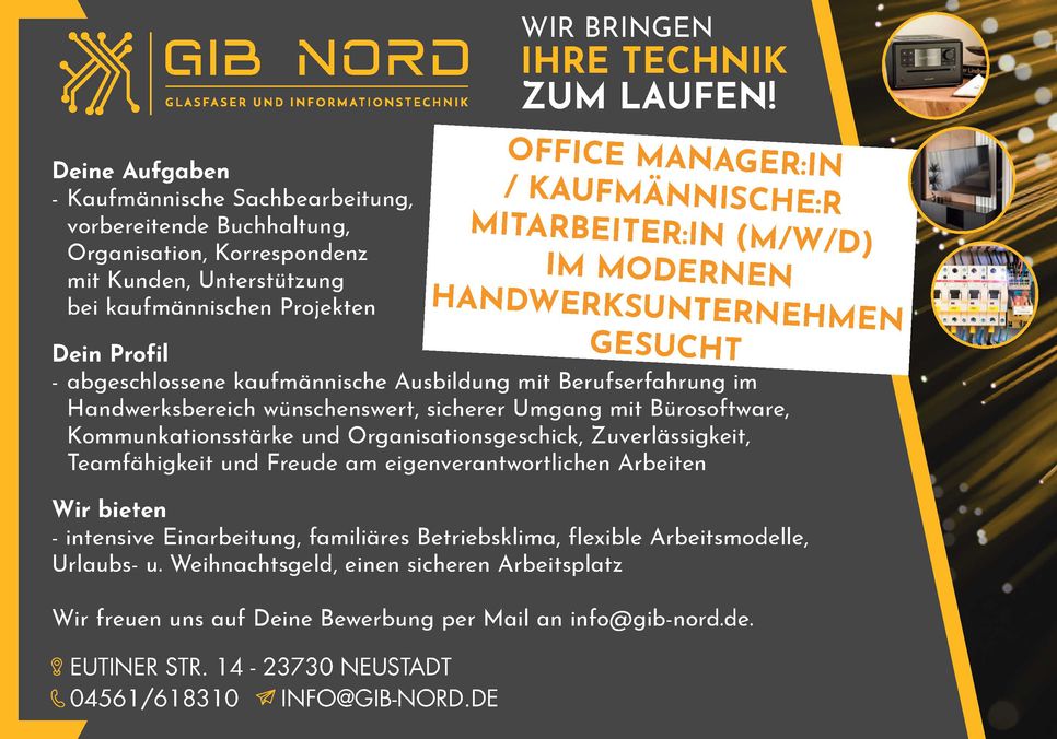 Stellenanzeige