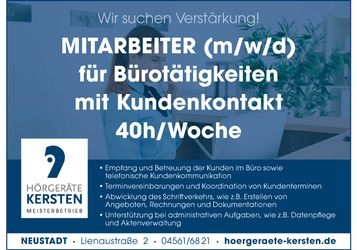 Stellenanzeige