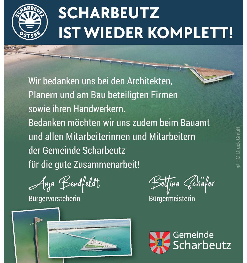 Eröffnung Seebrücke Scharbeutz