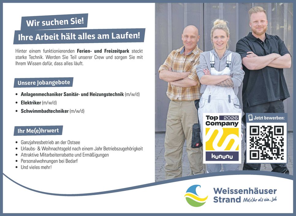 Ihre Arbeit hält alles am Laufen!