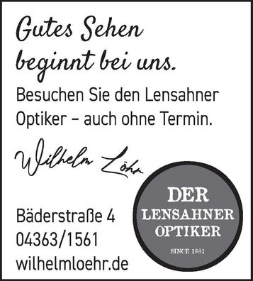 Gutes Sehen beginnt bei uns