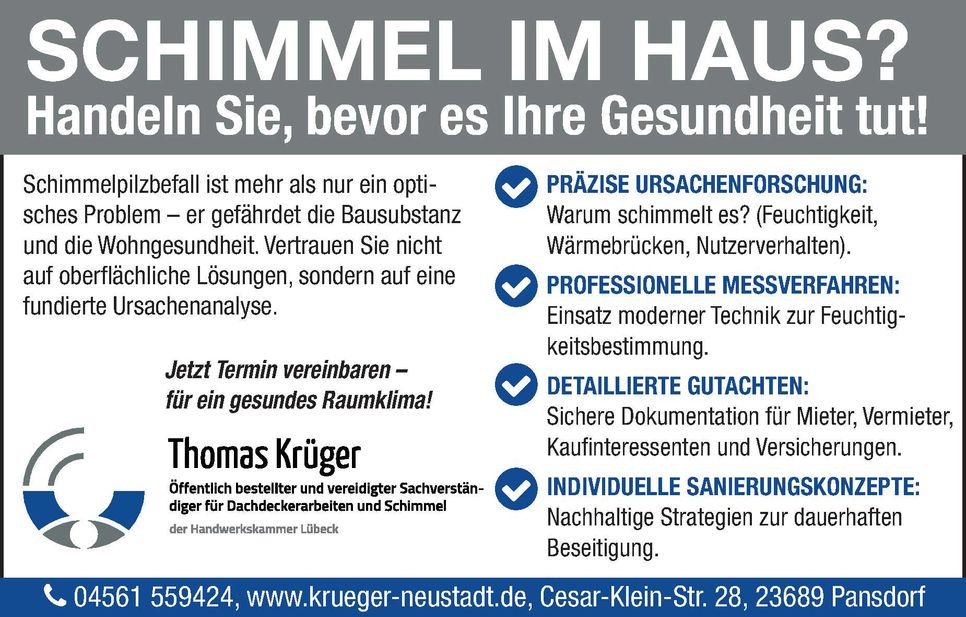 Sachverständiger für Schimmel 