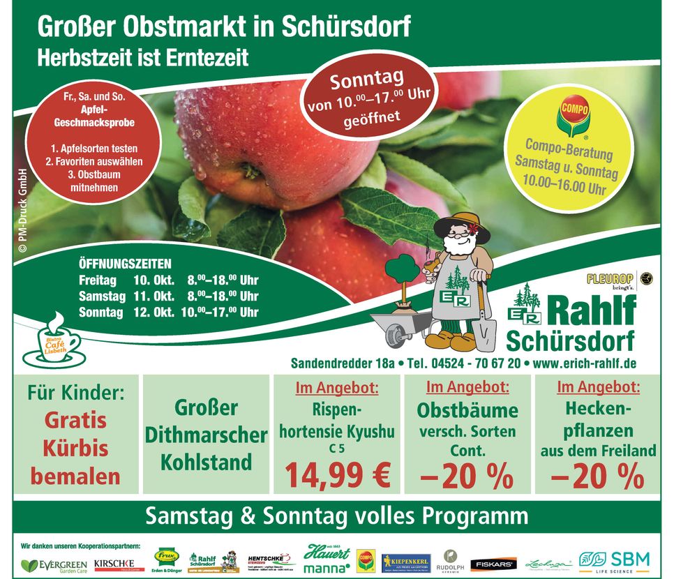 Kürbis schnitzen/ Großer Obstmarkt 