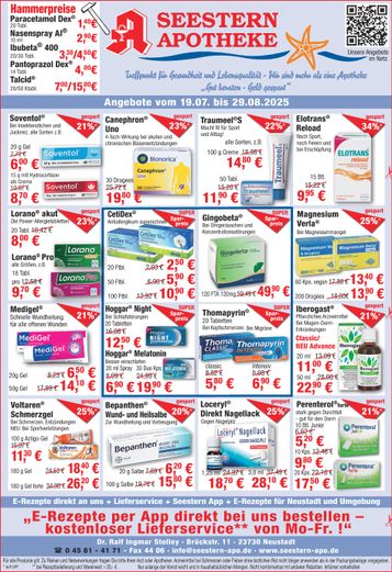 Seestern-Apotheke Angebote Juli 25