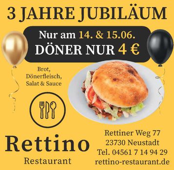3 Jahre Rettino