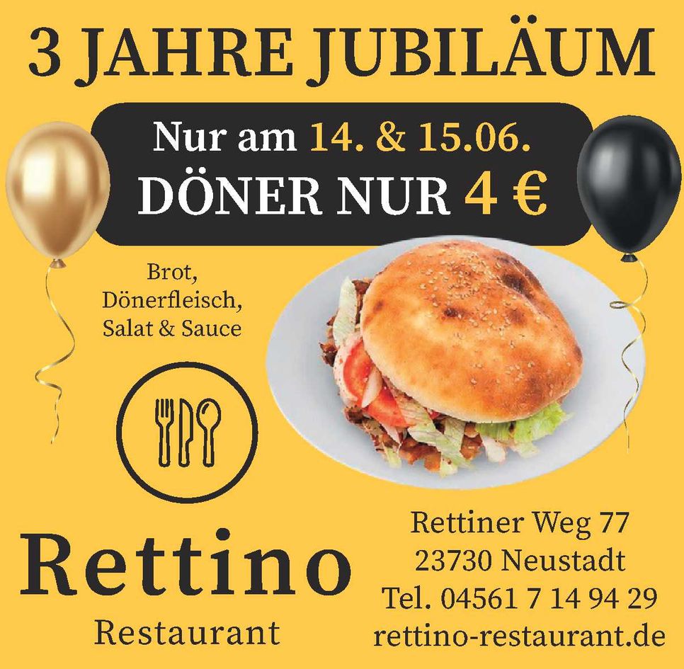 3 Jahre Rettino