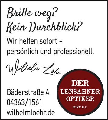 Brille weg? Kein Durchblick?