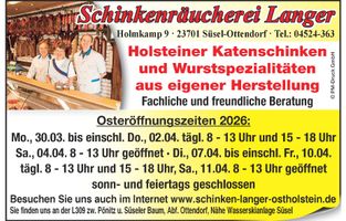 Ostern/ Öffnungszeiten