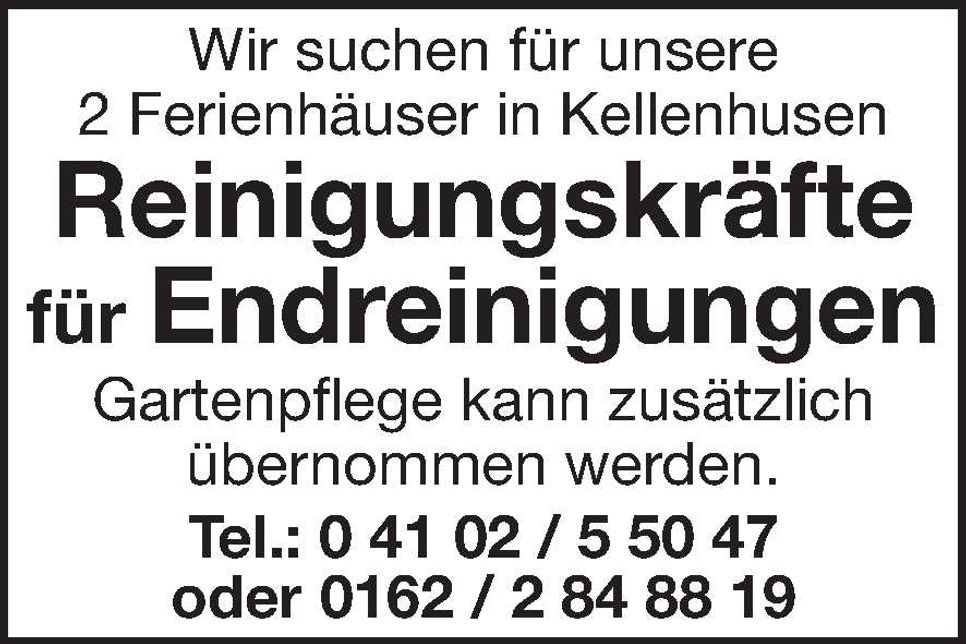 Reinigungskraft u. Gartenhilfe