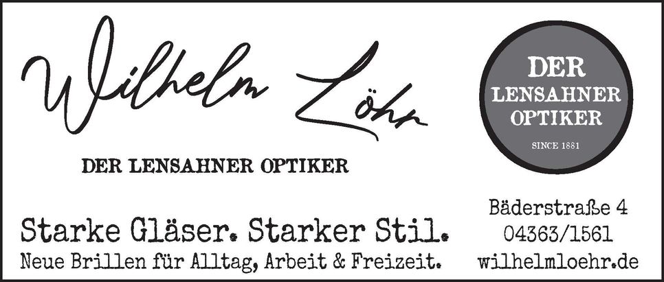 Starke Gläser. Starker Stil.