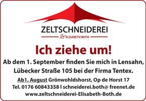Wir ziehen um / Camping