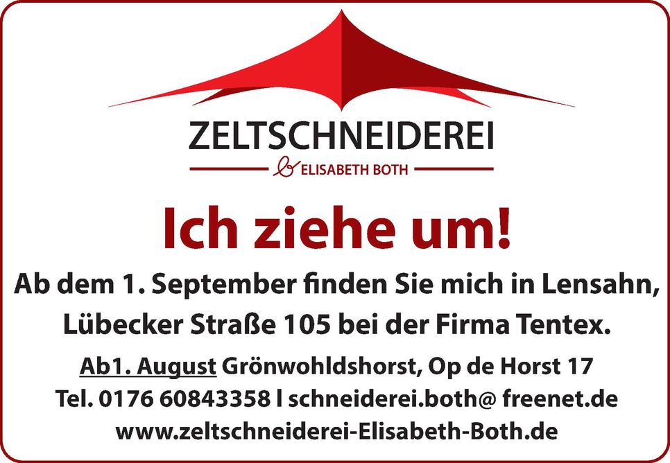Wir ziehen um / Camping