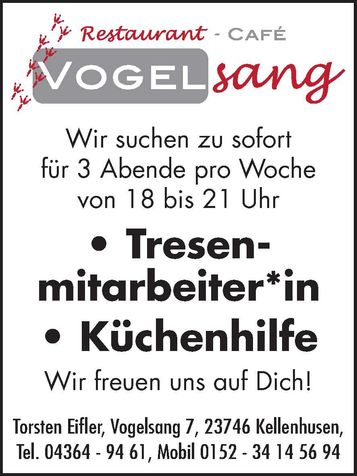 Stellenanzeige