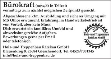 Stellenanzeige