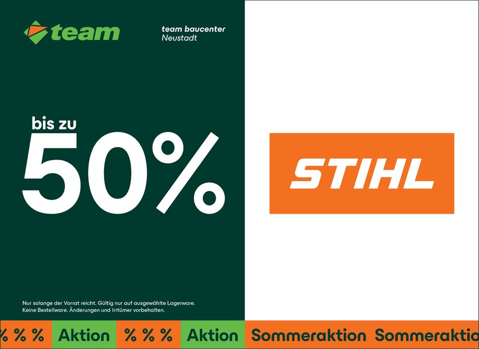 Sortimentswechsel Stihl