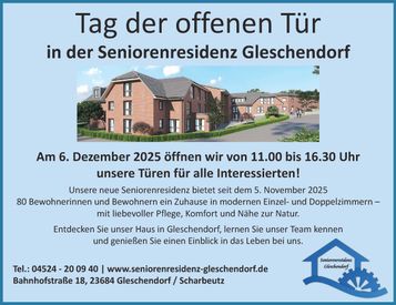 Tag der offenen Tür am 06.12.