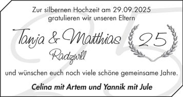 Silberne Hochzeit Radzwill
