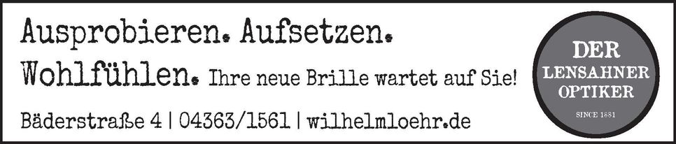 Ausprobieren. Aufsetzen. Wohlfühlen