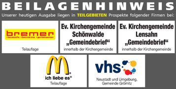 Beilagenhinweis
