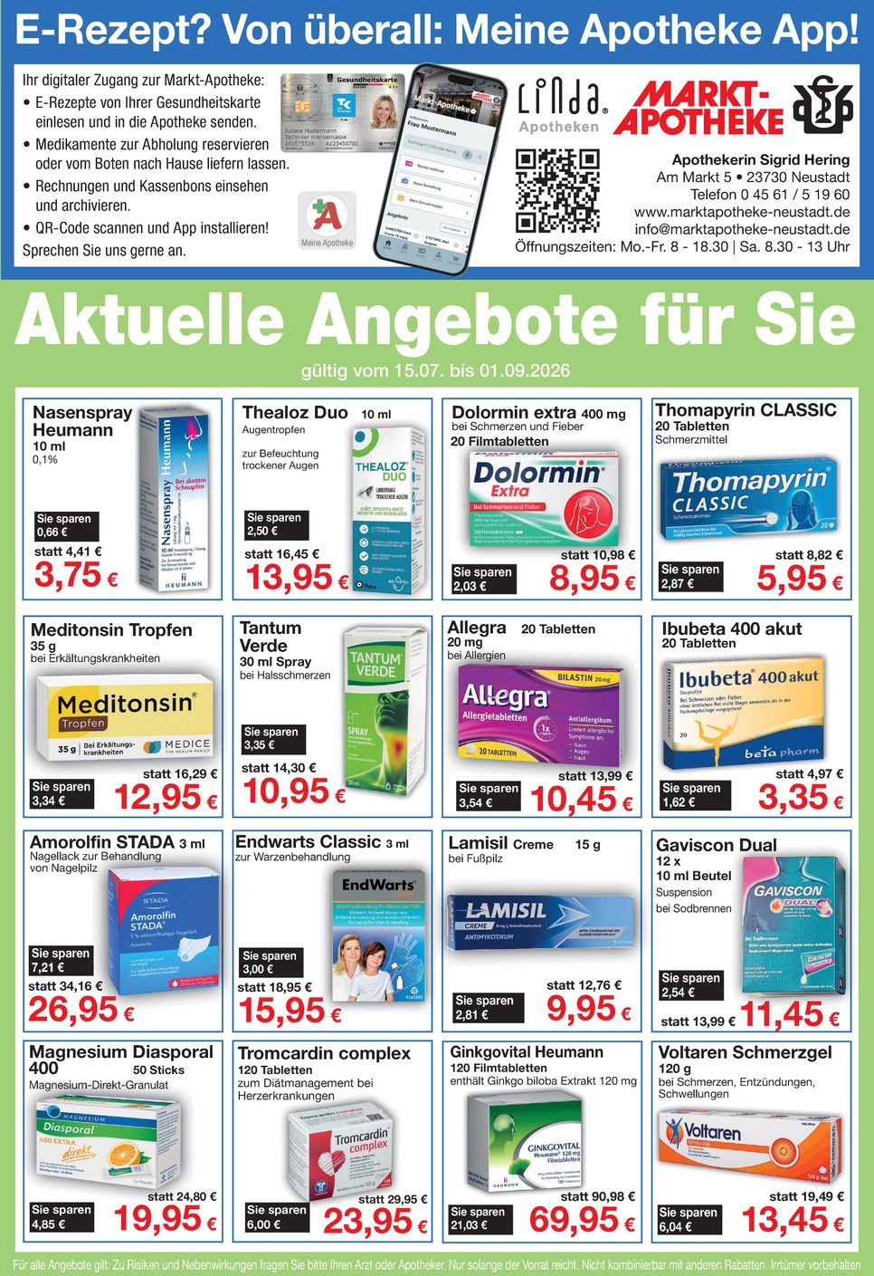 Angebote Juli/August 2026