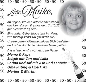 Maike - 50 Jahre 