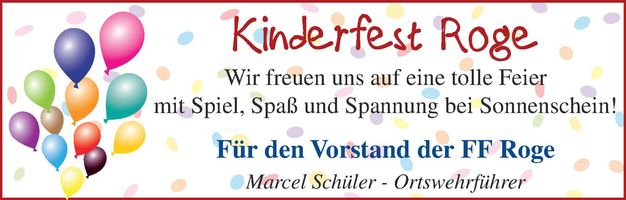 Kinderfest Roge