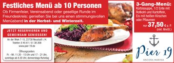Menüs ab 10 Personen