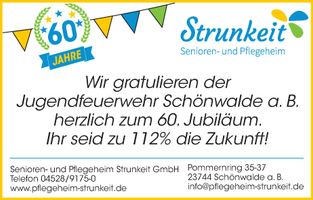 60 Jahre Jugendfeuerwehr Schönwalde