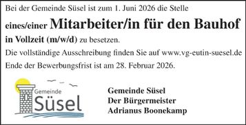 Mitarbeiter für den Bauhof