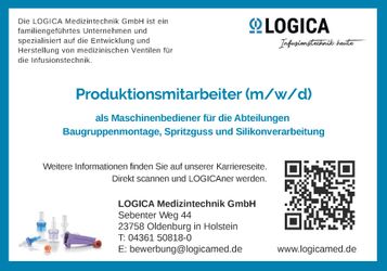 Stellenangebot Produktionsmitarbeiter