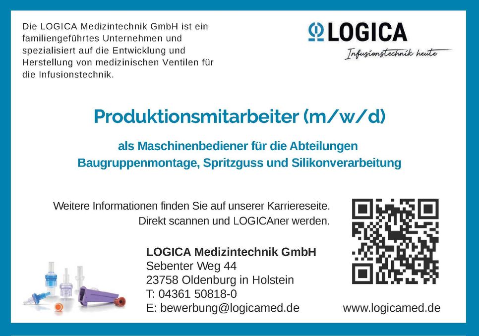 Stellenangebot Produktionsmitarbeiter