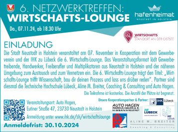Einladung Wirtschafts-Lounge 13.11.2025