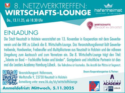 Einladung Wirtschafts-Lounge 13.11.24