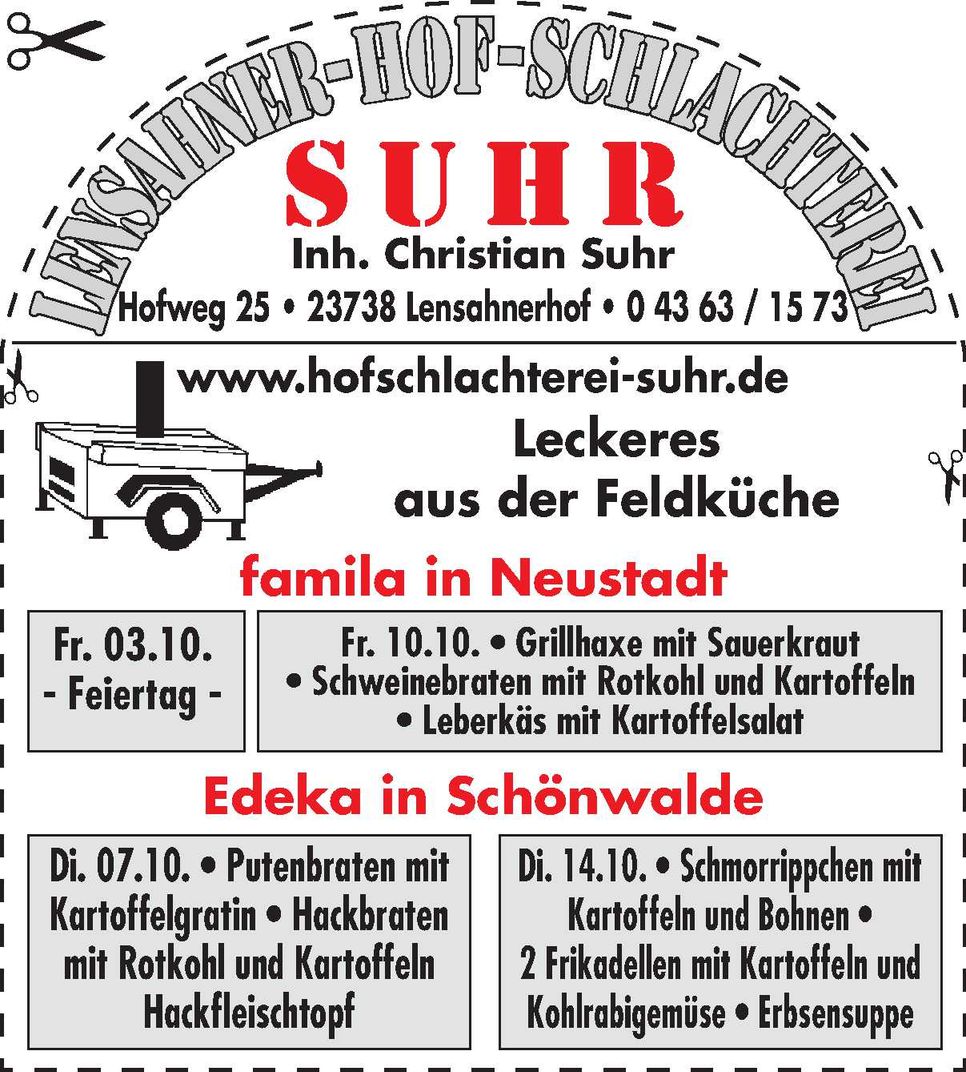 Feldküche - Angebote
