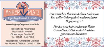 Weihnachtsgruß 2025 Dienstag