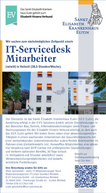IT-Servicedesk Mitarbeiter