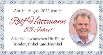 85. Geburtstag
