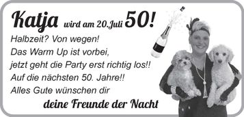 Katja - 50. Geburtstag