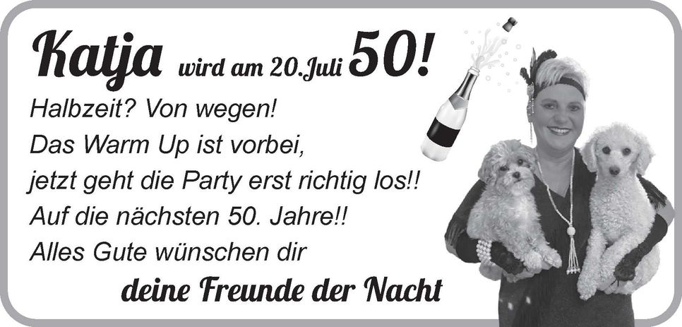 Katja - 50. Geburtstag