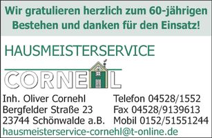 60 Jahre Jugendfeuerwehr Schönwalde
